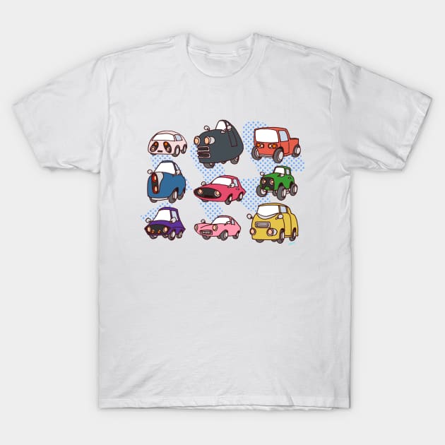 Cute Cars T-Shirt by nagare017